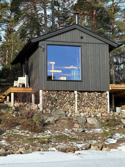 privat bastu stockholm skärgård vid havet